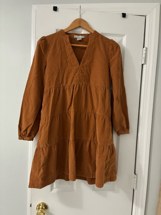 Lucky Brand Dresses & Skirts - Lucky Brand Rust Brown Tiered Mini Dress